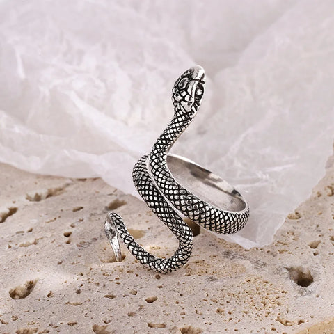 Y2K Snake Ring