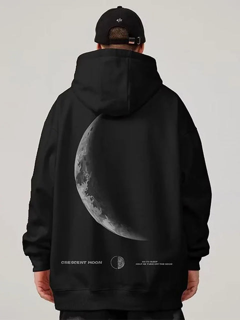 Y2K Crescent Moon Hoodie