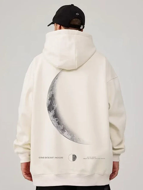 Y2K Crescent Moon Hoodie