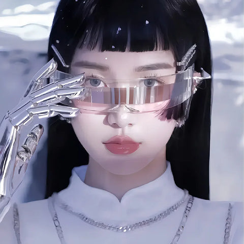 Y2K Cyber Futuristic Sunglasses