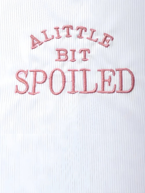 Y2K A Little Bit Spoiled Crop Top