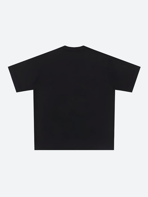 Y2K Abstract Graphic Oversize Tee