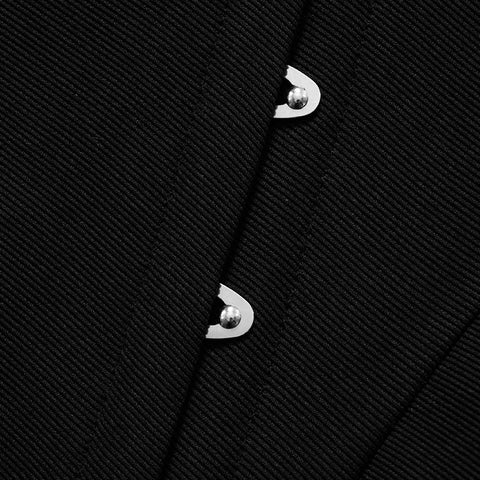 Y2K Asymmetric Corset Top