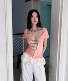 Y2K Beaded Top