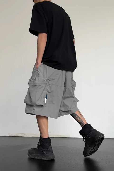 Y2K Belted Cargo Shorts