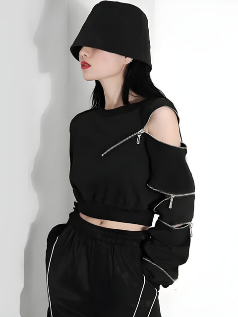 Y2K Black Sweatshirt