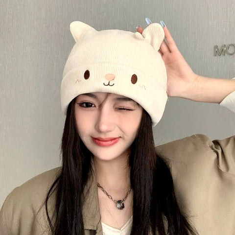 Y2K Cat Ears Beanie