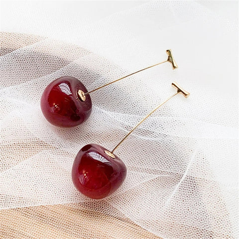 Y2K Cherry Earrings