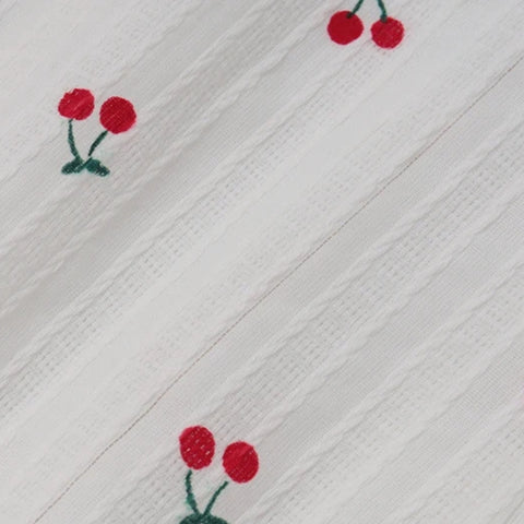 Y2K Cherry Halter Neck Mini Dress