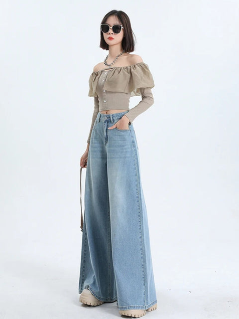 Y2K Classic Wide Leg Jeans