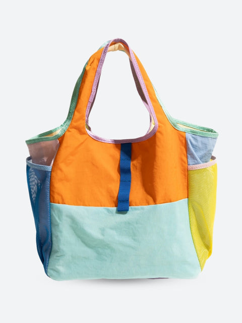 Y2K Color Block Tote Bag