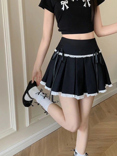 Y2K Coquette Mini Skirt