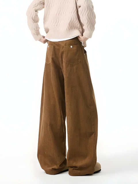 Y2K Corduroy Wide-Leg Pants