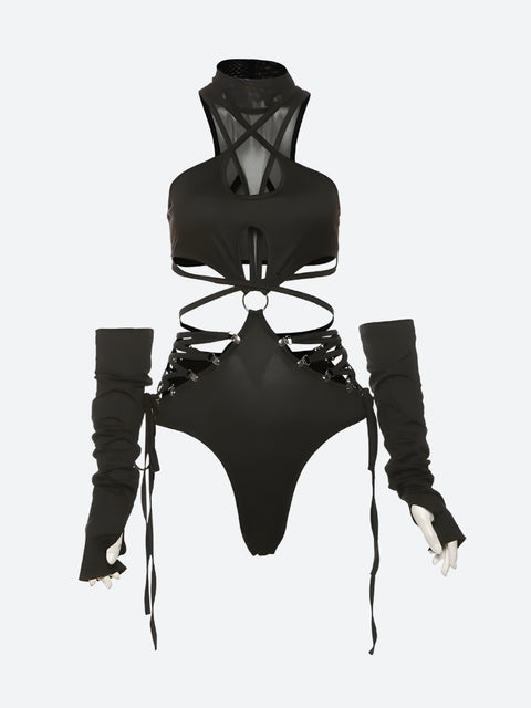 Y2K Cut Out Bodysuit