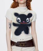 Y2K Cute Monster Top
