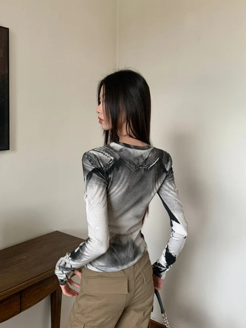 Y2K Cyber Armor Top