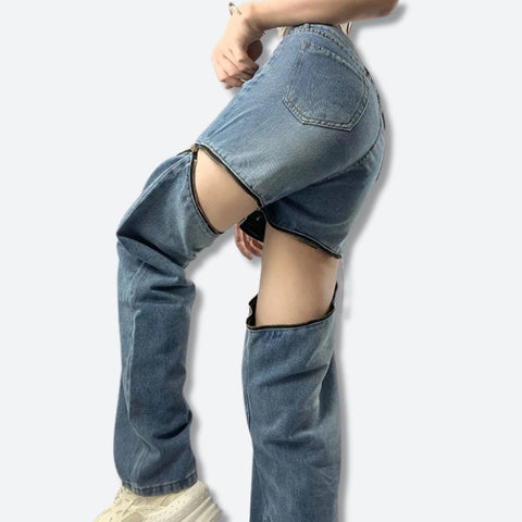 Y2K Detachable Leg Jeans