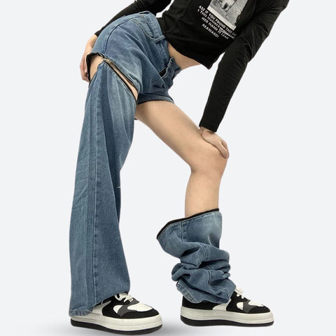 Y2K Detachable Leg Jeans