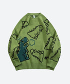 Y2K Dinosaur Sweater