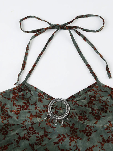 Y2K Fairy Halter Neck Top