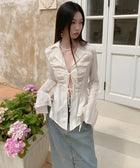 Y2K Fairy Lace Up Blouse