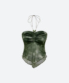 Y2K Fairy Mesh Halter Top