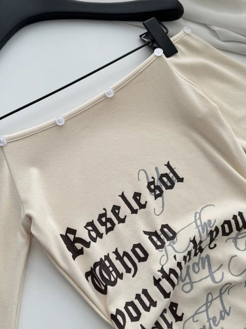 Y2K Faux Fur Collar Top