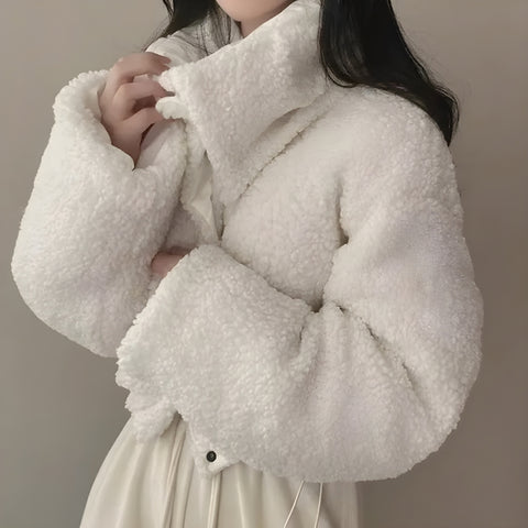 Y2K Faux Fur Puffer Jacket