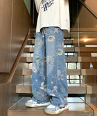 Y2K Floral Denim Jeans