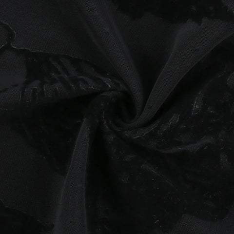 Y2K Goth Angel Back Top