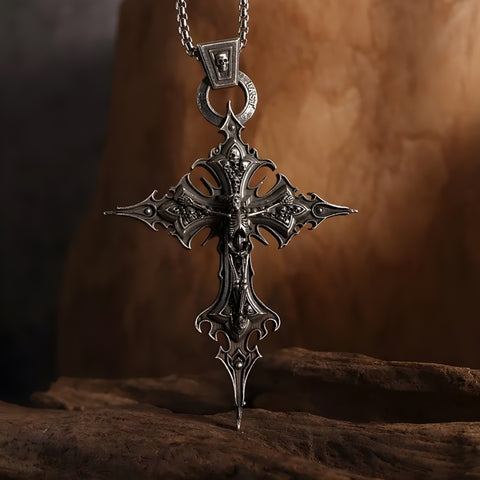 Y2K Gothic Cross Necklace