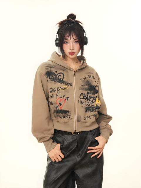 Y2K Graffiti Hoodie