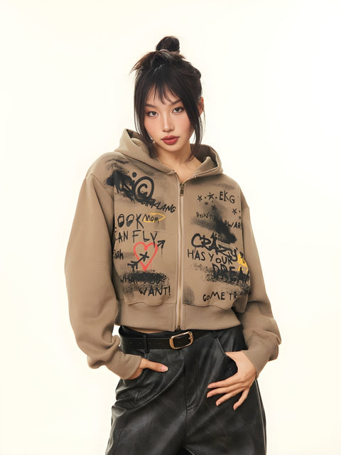 Y2K Graffiti Hoodie