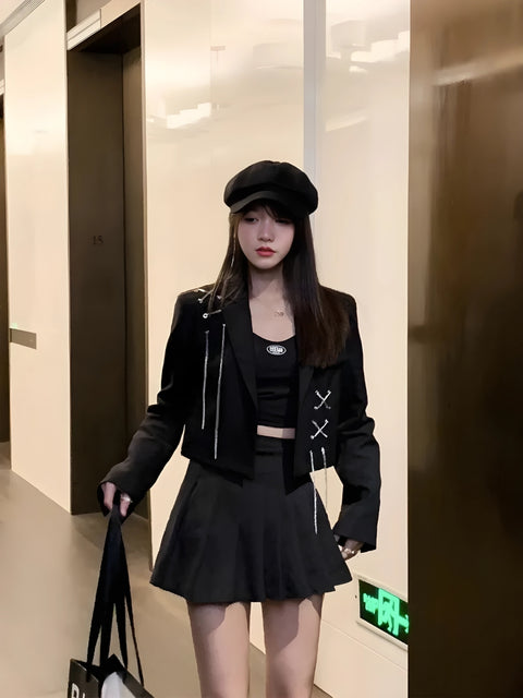 Y2K Grunge Blazer Jacket