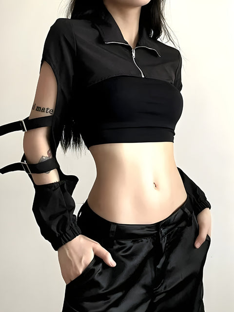 Y2K Grunge Bolero Jacket