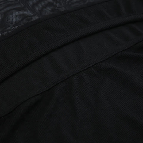 Y2K Grunge Mesh Bodysuit