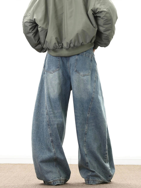 Y2K Grunge Washed Baggy Jeans