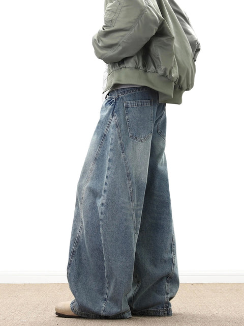 Y2K Grunge Washed Baggy Jeans