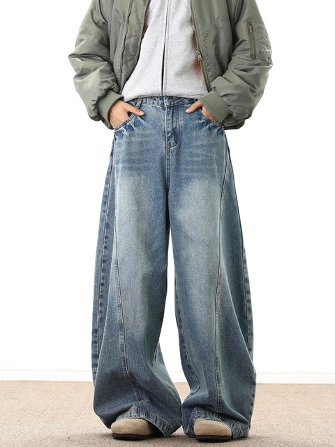 Y2K Grunge Washed Baggy Jeans