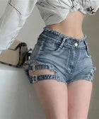 Y2K High Waist Denim Shorts