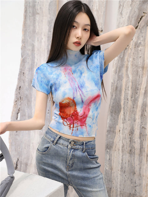 Y2K Jellyfish Top