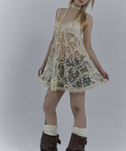 Y2K Lace Sheer Top