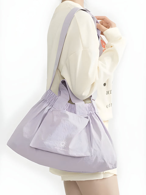 Y2K Large Ruched Shoulder Bag