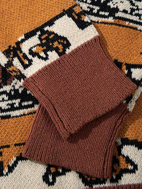 Y2K Last Supper Polo Sweater