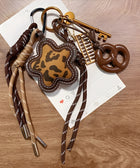 Y2K Leopard Bloom Bag Charm