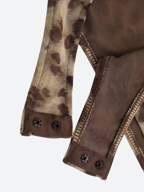 Y2K Leopard Cut Out Bodysuit