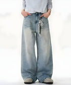 Y2K Loose Fit Washed Jeans