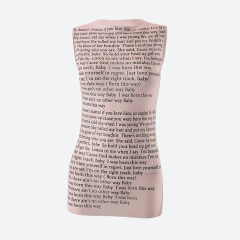 Y2K Love Letter Sheer Top