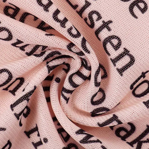 Y2K Love Letter Sheer Top