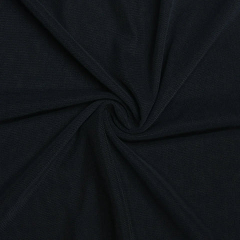 Y2K Mesh Ruffled Top & Mini Skirt Two Piece Set